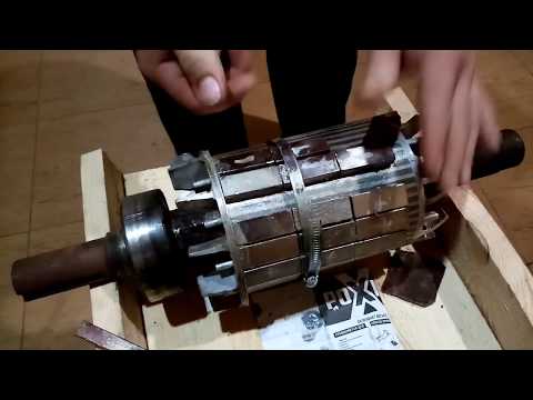 Видео: Поклейка (мощных) магнитов на ротор асинхронника 7,5 кВт.