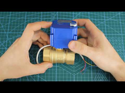 Видео: Кран шаровой с электроприводом CWX CR02 DN32