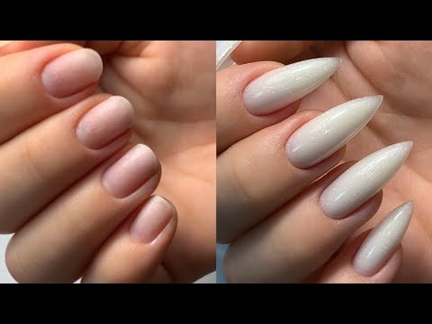 Видео: Наращивание ногтей полигелем