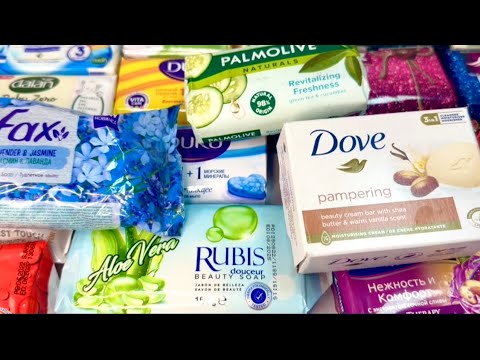 Видео: Записки мыльного шопоголика часть 1: покупка кускового мыла MariGold, Rubis, Eclair, Palmolive