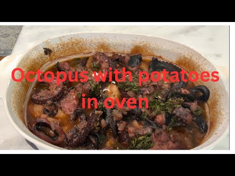 Видео: Осьминог с картофелем в духовке