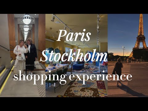 Видео: shopping experience / Париж, Стокгольм