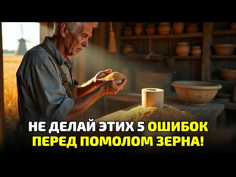 Видео: Почему у тебя хлеб не поднимается? Главная ошибка при помоле зерна!