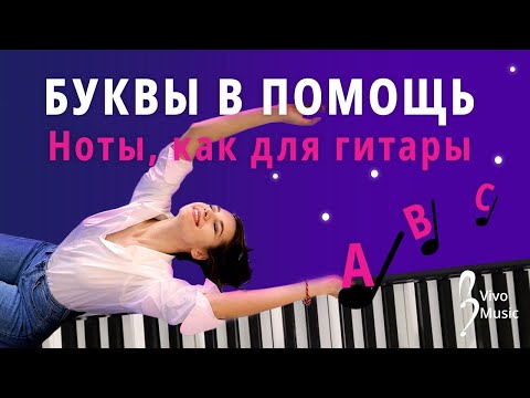 Видео: Буквенные обозначения нот - зачем нужны? Четыре случая для фортепиано
