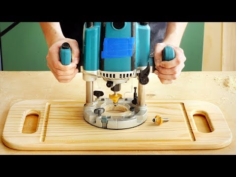 Видео: Фрезерование и изготовление сервировочной доски, milling wood serving board