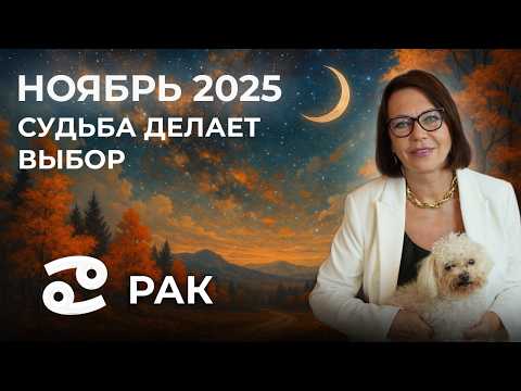 Видео: Рак в Ноябре 2025: Время Действовать и Побеждать