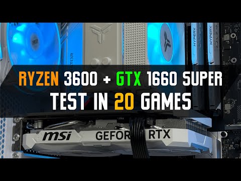 Видео: Ryzen 3600 + GTX 1660 Super TEST IN 16 GAMES | Тест ПК Sunshine в іграх 2024 рік Full HD | 2K