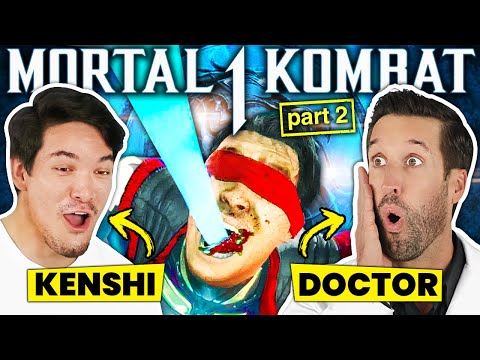 Видео: ВРАЧ и КЕНШИ смотрят фаталити в Mortal Kombat 1 (MK1) (ЧАСТЬ 2)