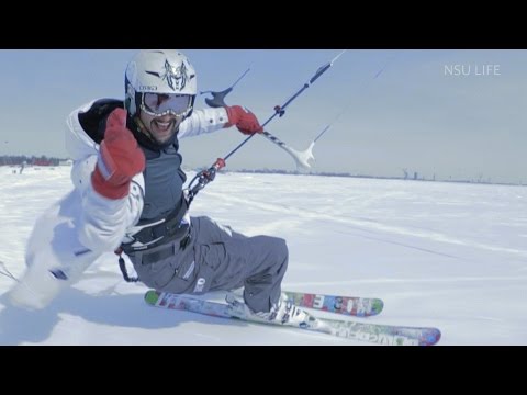 Видео: NSURBANIA 2015. Зимний кайтинг