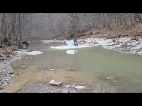 Видео: Пшада - Новосадовый -пос.Новый. Прохождение маршрута на подготовленном Mitsubishi L200