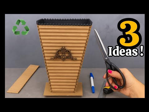 Видео: От картона до роскошного декора?😱 Эти 3 идеи вас удивят! 💡💸"