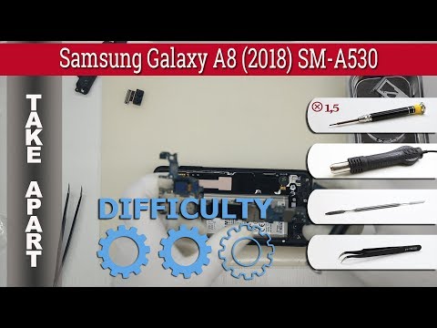 Видео: Как разобрать 📱 Samsung Galaxy A8 (2018) SM-A530