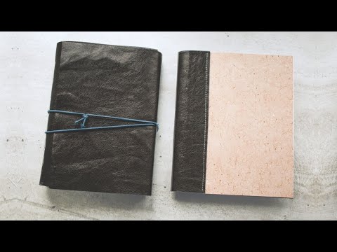 Видео: ДВА БОЛЬШИХ БЛОКНОТА ИЗ ОДНОЙ ТЕТРАДИ / DIY/