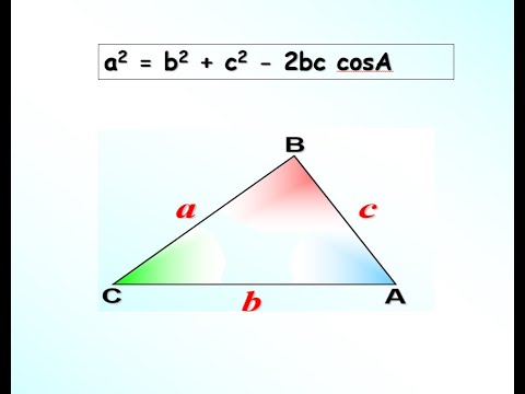 Видео: Косинустар теоремасының дәлелдеуі.