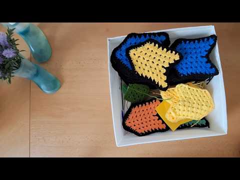 Видео: #466. Кардиган из цветных мотивов