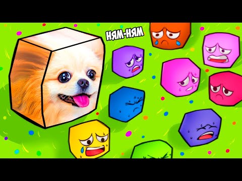 Видео: Я СТАЛА ГОЛОДНЫМ КУБИКОМ В РОБЛОКС ! БОЛЬШОЙ ЕСТ МАЛЕНЬКОГО | Cube Eating Simulator