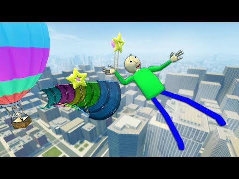 Видео: Baldi's Basics: Рэгдолл Прыжки и Падения [GMOD] - Серия 3