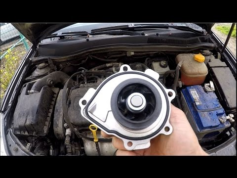 Видео: Замена помпы  Opel Astra H  Ecotec 1.8