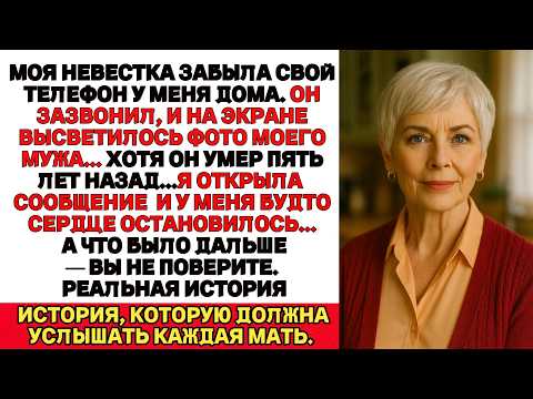 Видео: Я ПЛАКАЛА, ЧИТАЯ! У невестки зазвонил телефон — на экране была фотография моего мужа, давно умершего