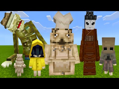 Видео: ВСЕ МОНСТРЫ Little Nightmares в МАЙНКРАФТ Маленькие кошмары minecraft