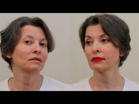 Видео: МАКИЯЖ С КРАСНОЙ ПОМАДОЙ
