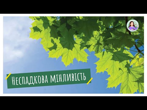 Видео: Неспадкова мінливість