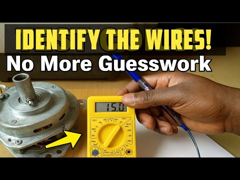 Видео: Как определить провода двигателя центрифуги | Руководство по правильному трёхпроводному подключению