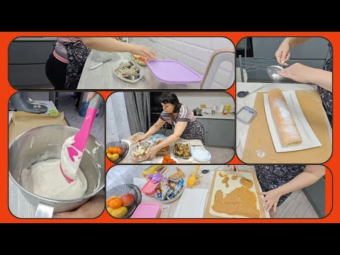 Видео: Обед СЕБЯ НЕ ПРИГОТОВИТ//самый простой РУЛЕТ К ЧАЮ-сможет КАЖДЫЙ