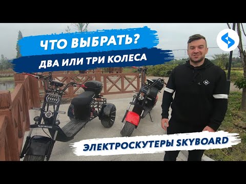 Видео: ДВУХКОЛЕСНЫЙ или ТРЕХКОЛЕСНЫЙ CITYCOCO? Как выбрать электроскутер? Электробайк, где citycoco купить?