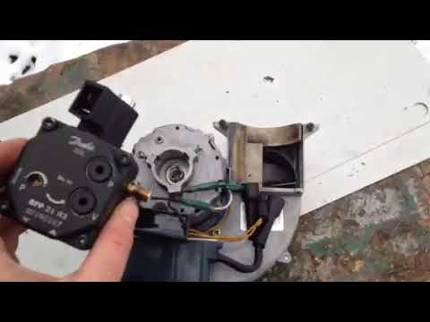 Видео: Переделка дизельной горелки на отработку