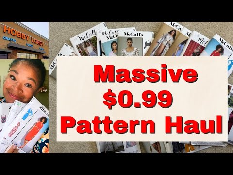 Видео: Распродажа выкроек Hobby Lobby $0.99 | БОЛЬШАЯ распродажа выкроек