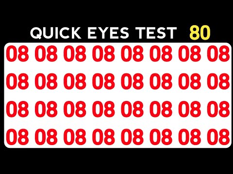 Видео: Найди лишнее | Быстрый тест на зрение | Максимальные навыки наблюдения