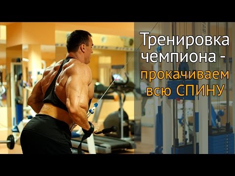 Видео: Как накачать широкую спину - тренировка с чемпионом по бодибилдингу