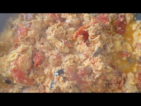 Видео: Готовьте вместе со мной для моей семьи из семи человек | Яичный соус с бататом