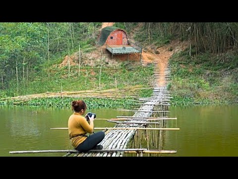 Видео: Женщина строит тайное подземное убежище в горах за 90 дней | by @ĐiềnTiểuCaFarm86