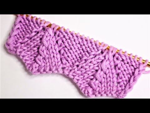 Видео: Кайма Спицами. Легко И Красиво! Мастер  Класс Для Начинающих.