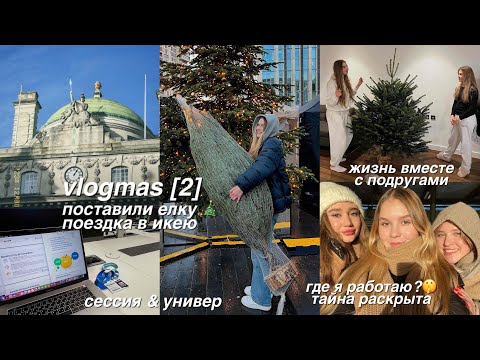 Видео: vlogmas [2]: поставили елку, сессия в универе, где Я РАБОТАЮ? | Лондон влог 🇬🇧