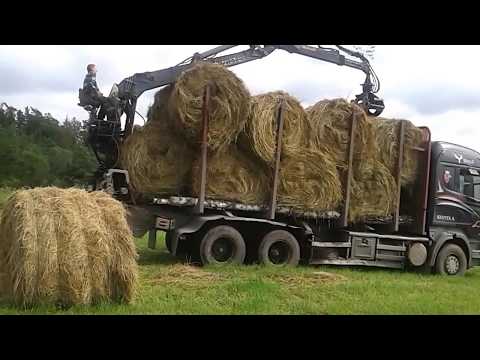 Видео: 20170725 Перевозка сена домой!