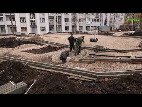 Видео: Завершающий этап: власти Самары проверили ход работ в Часовом сквере