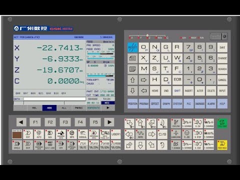 Видео: GSK980TB3i. Цикл нарезания многозаходной резьбы G76.