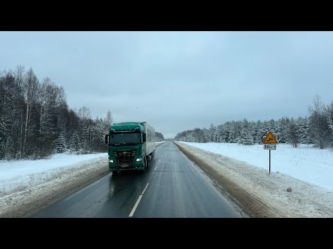 Видео: Прошёл Киров и дорога испортилась гололёд и аварии!!!