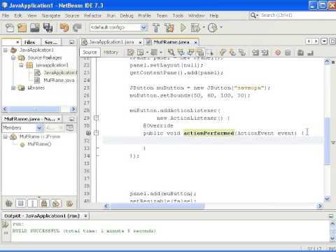 Видео: Java Swing GUI Урок 2 - Button