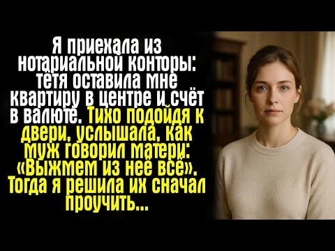Видео: Я приехала из нотариальной конторы： тётя оставила мне квартиру в центре и счёт в валюте  Тихо