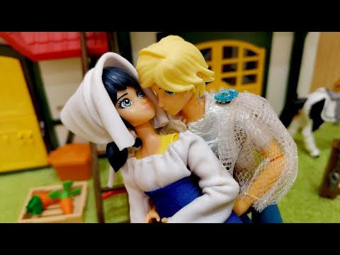 Видео: Адриан выбрал Маринетт, а не Хлою. Мультик из игрушек Леди Баг и Супер кот