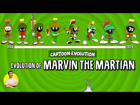 Видео: Эволюция Марвина Марсианина — 72 года спустя | Эволюция мультфильма