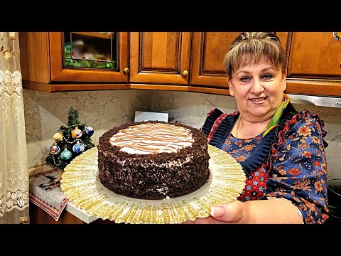 Видео: Шоколадный торт на раз, два! Шоколадный Торт с черносливом на любой праздник! Быстро и очень просто!