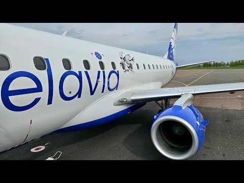 Видео: Embraer 175 а/к Белавиа | Рейс Гомель — Санкт-Петербург