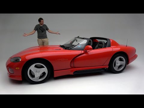 Видео: Первоначальный Dodge Viper 1992 года был до смешного простой, опасной спортивной машиной
