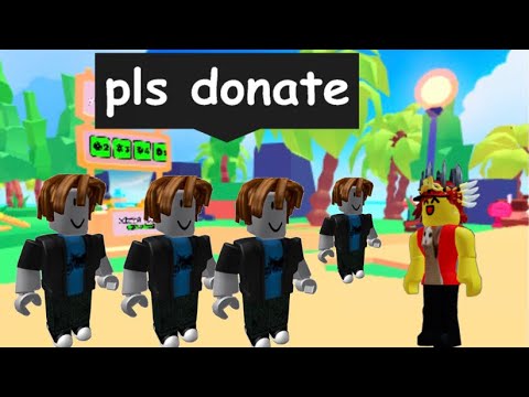 Видео: Доначу людям в плиз донат за задание |#roblox #гость333