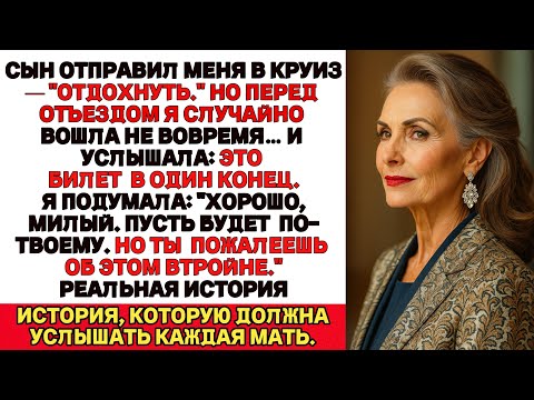Видео: Сын отправил меня в круиз «отдохнуть» — но я поняла, что вернуться обратно не планировалось…